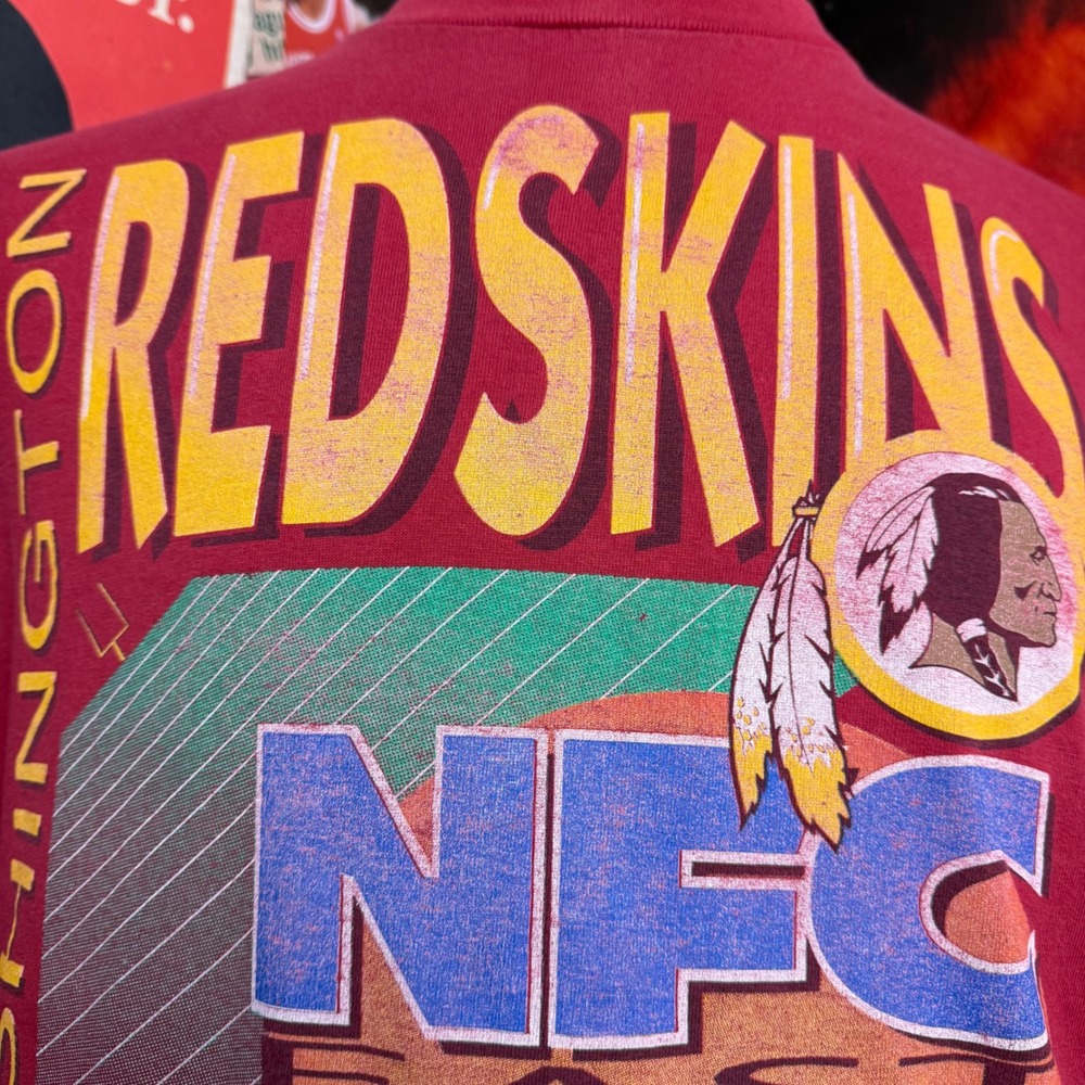 Vintage Washington Redskins 1991 NFC East Champs T Shirt Salem Sportswear Sz XL - Picture 2 of 7